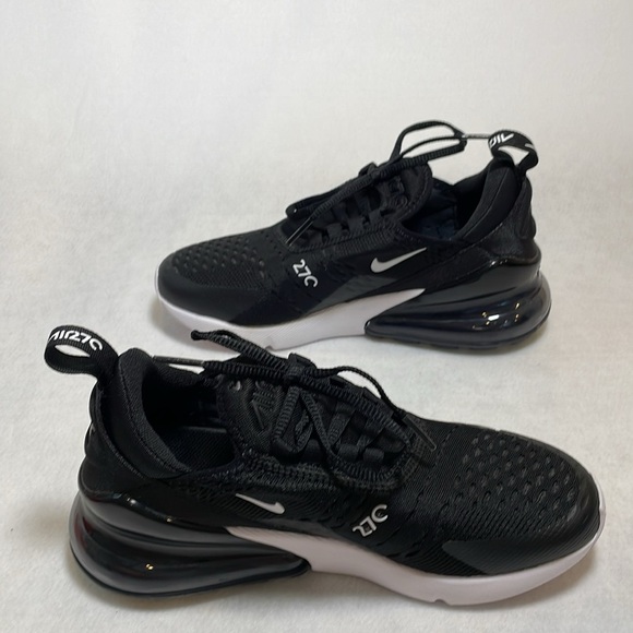 Nike Air Max 270 Boys Kids (GS) Black White - Anthracite  Size 4Y NEW IN BOX - Picture 10 of 16